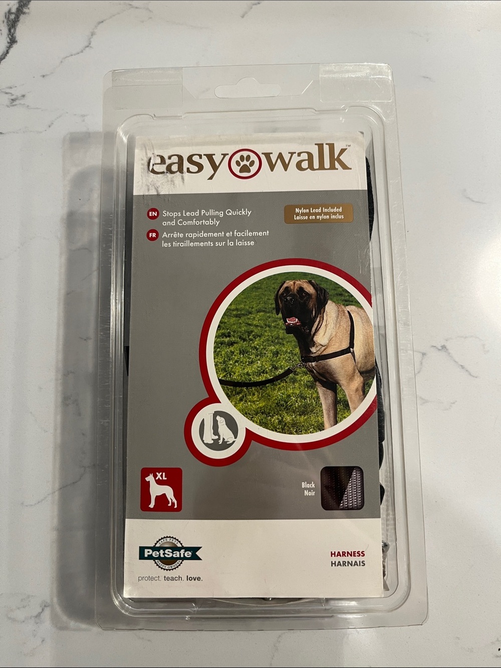 PetSafe EasyWalk No-Pull Dog Harness in Black